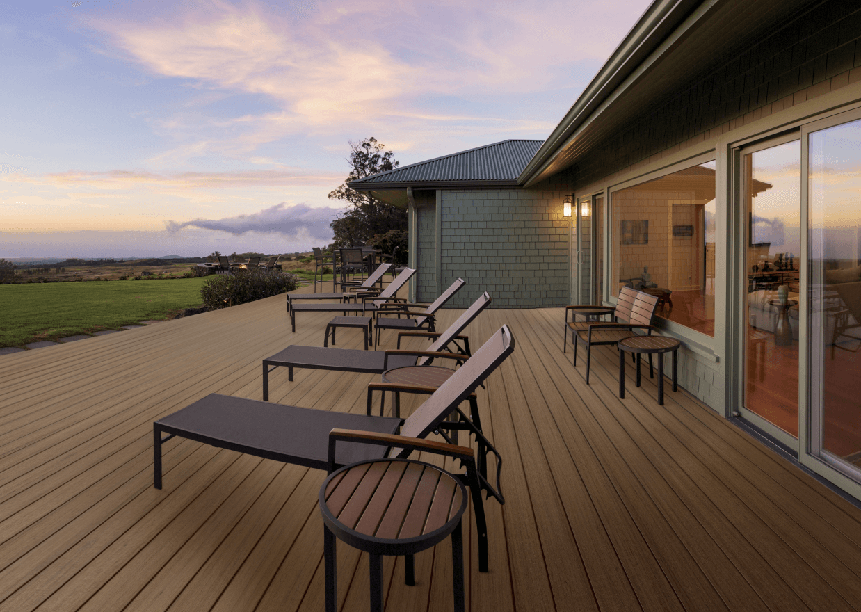 Deck de PVC para pisos