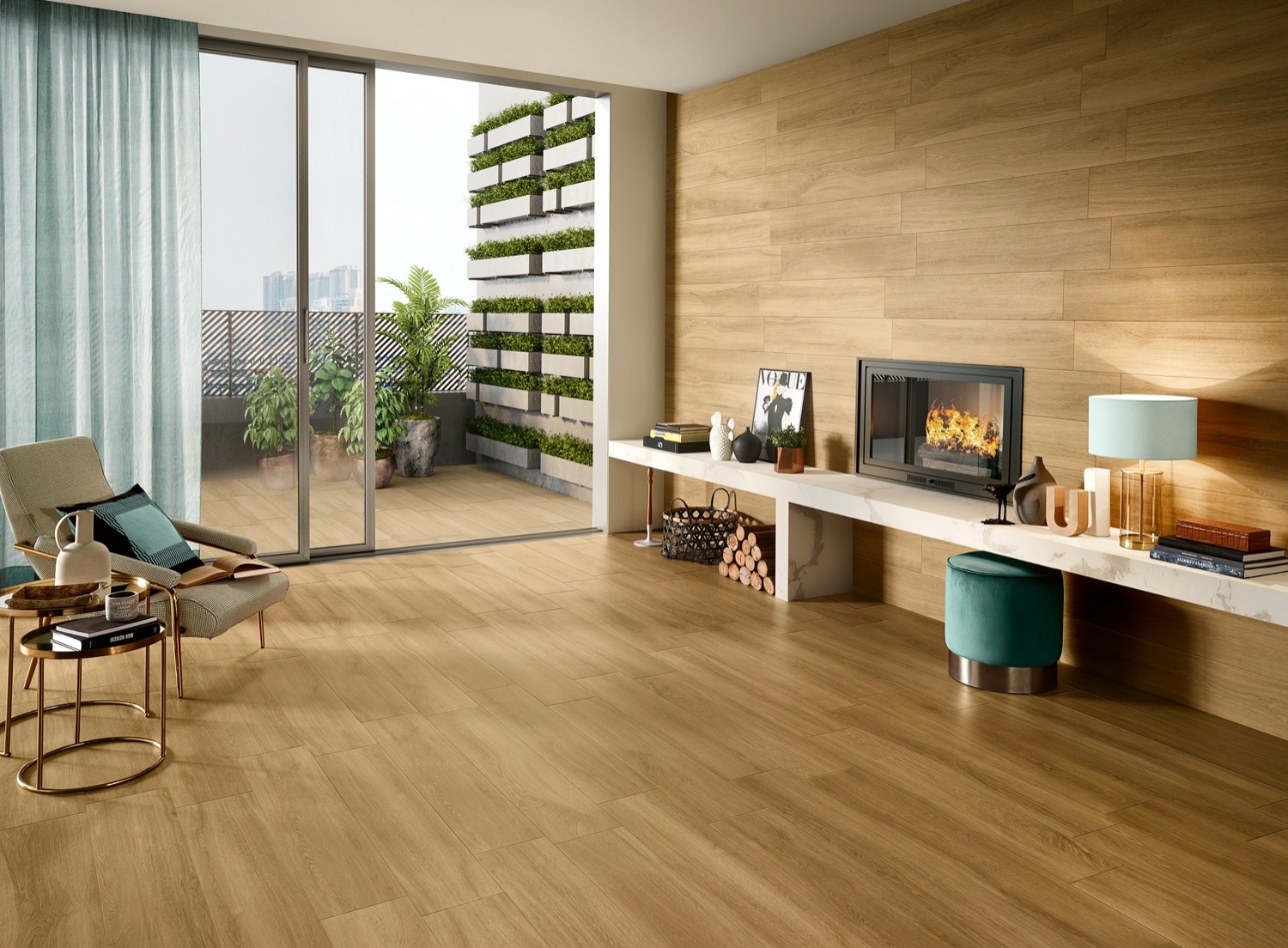 Glazed Porcelain Tiles - Timber
