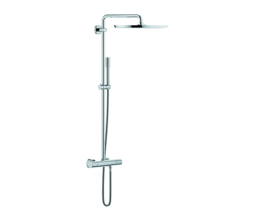 metgezel Caroline Naschrift Shower system with Thermostat - Rainshower® System 400 from Grohe