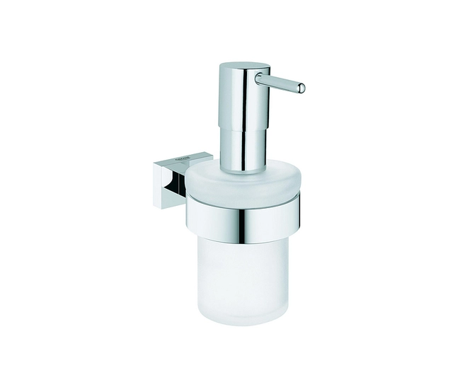 Soap Dispenser with Holder - Essentials Cube