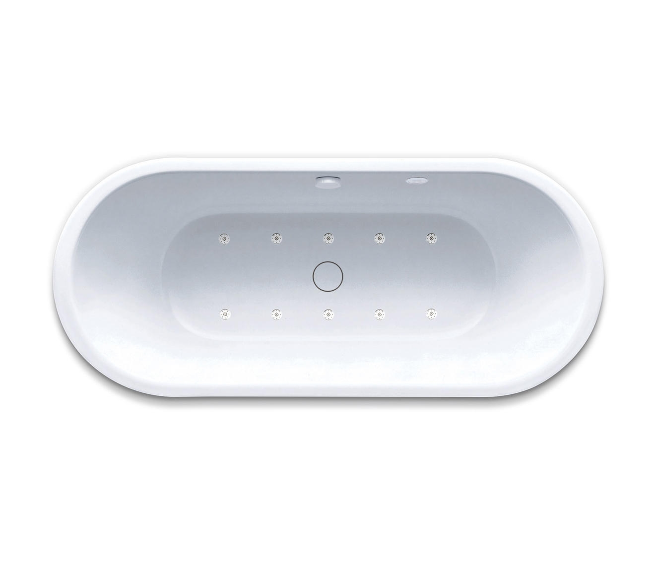 Bathtub With Whirl System - Classic Duo Oval