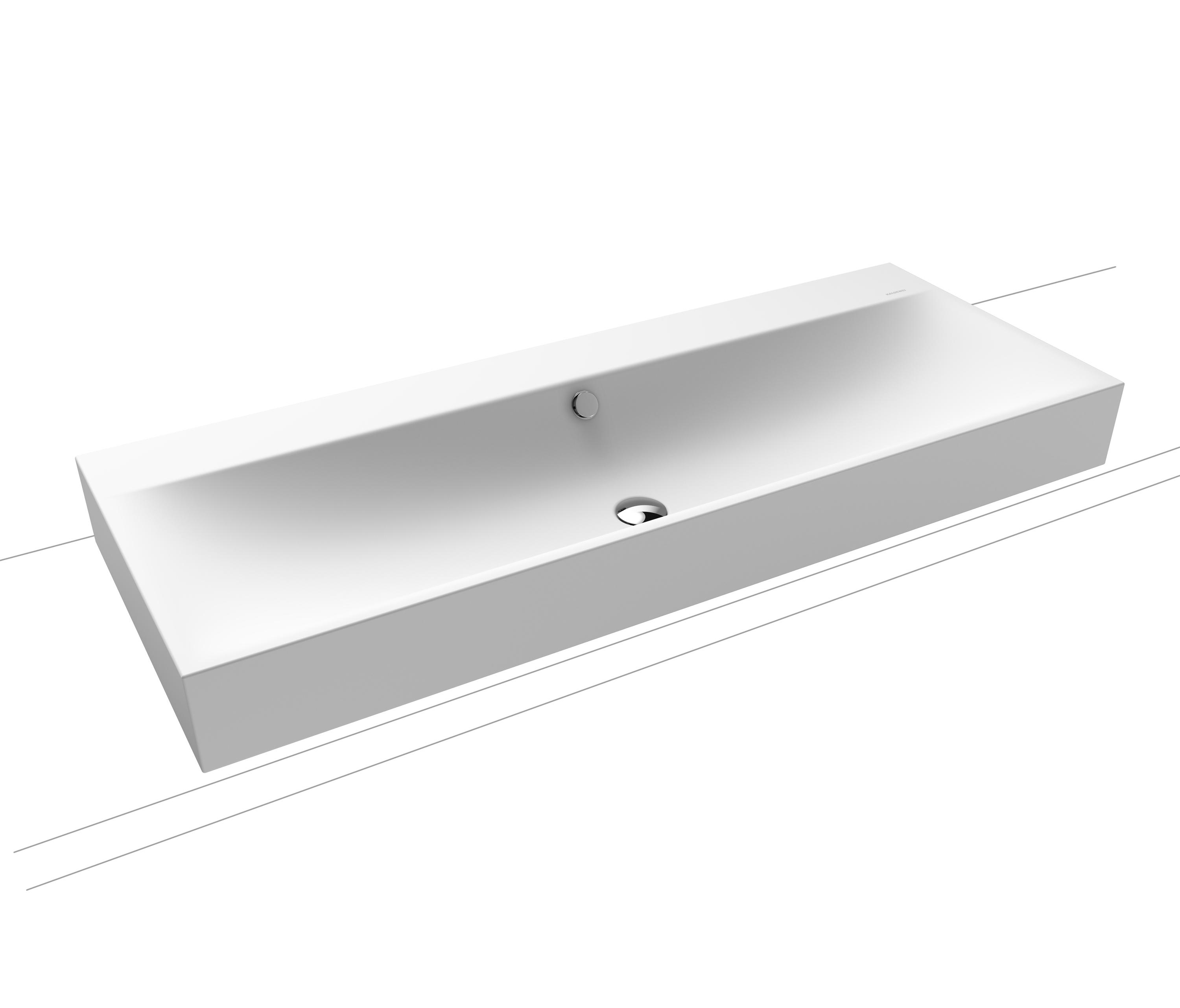 Countertop Double Washbasin - Silenio