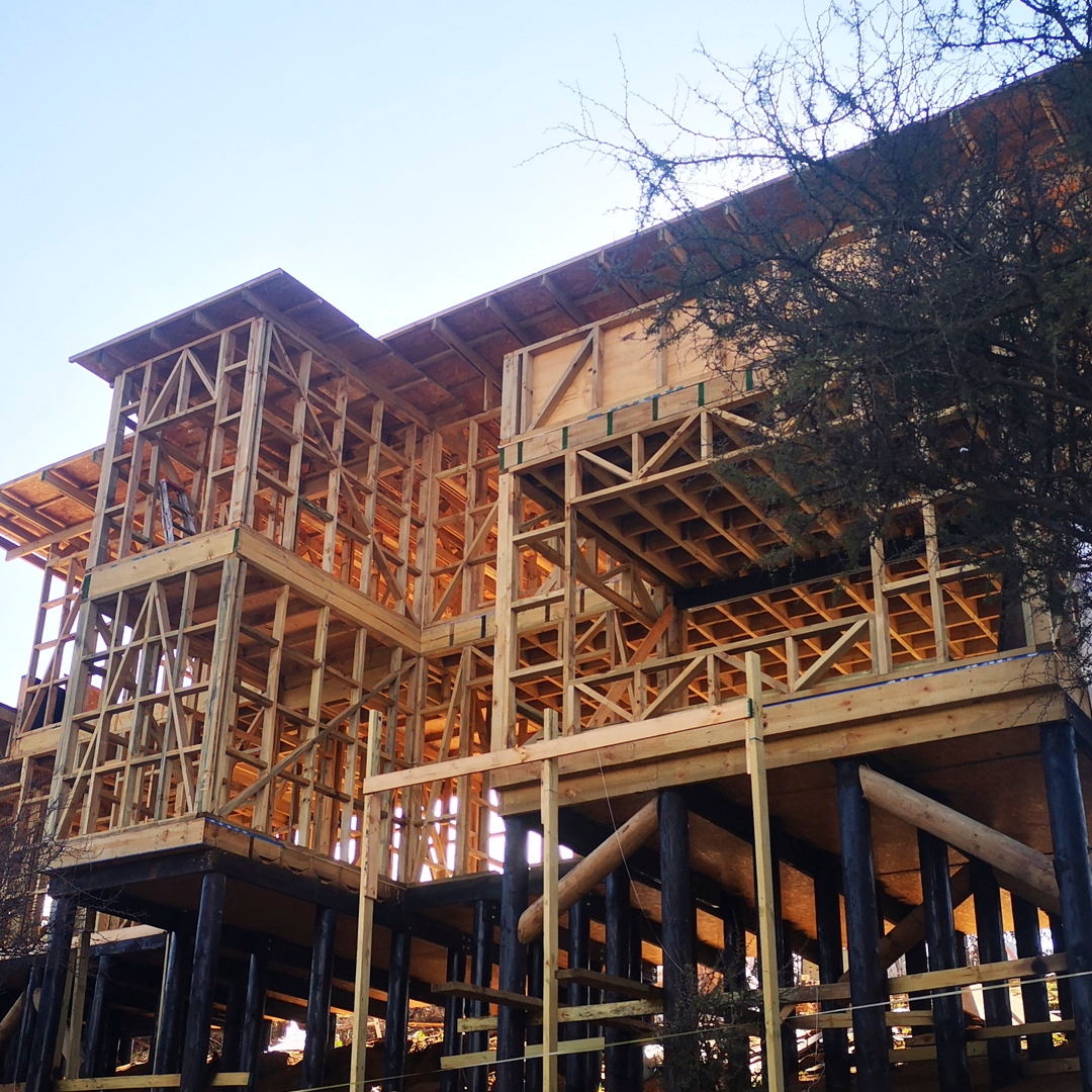 Madera impregnada en bruto