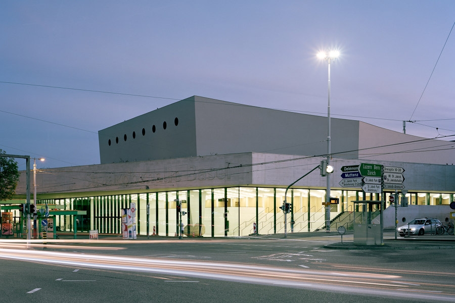 Glass Facade in St. Jakobshalle Foyer