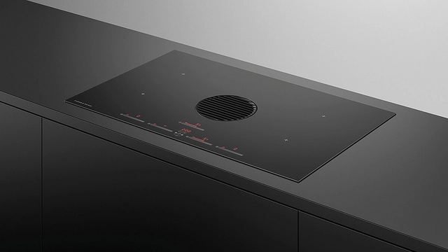 Kitchen Cooking - Induction Hob with Ventilation
