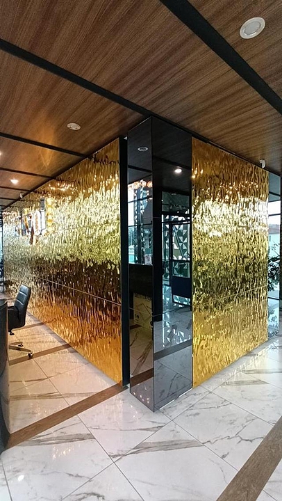 Water Ripple Metal Cladding