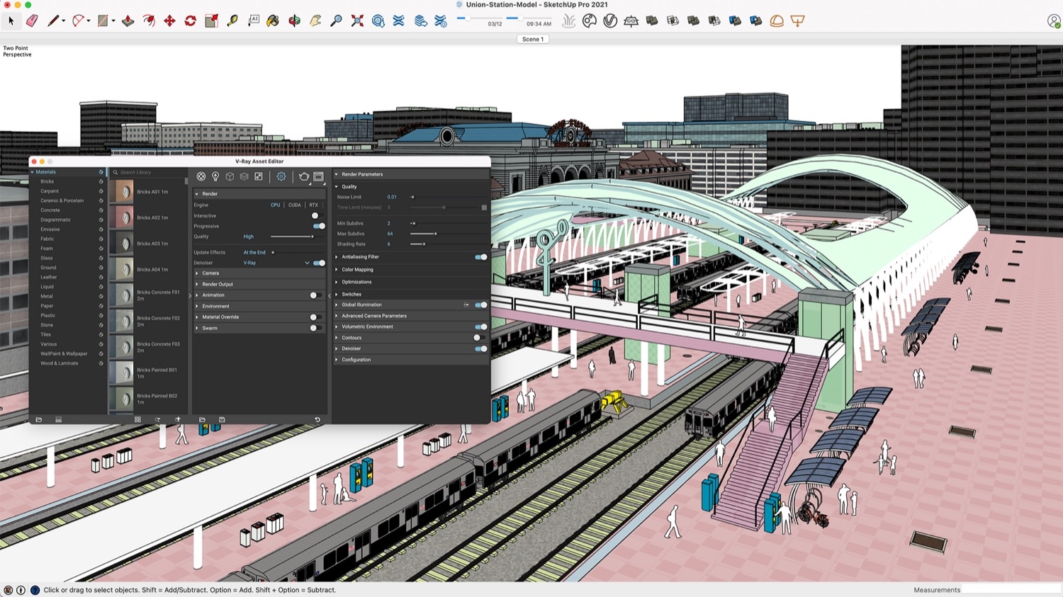 SketchUp to V-Ray Rendering Tips