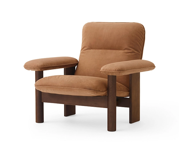 Brasilia Lounge Chair | Dark Stained Oak | Dunes 21004