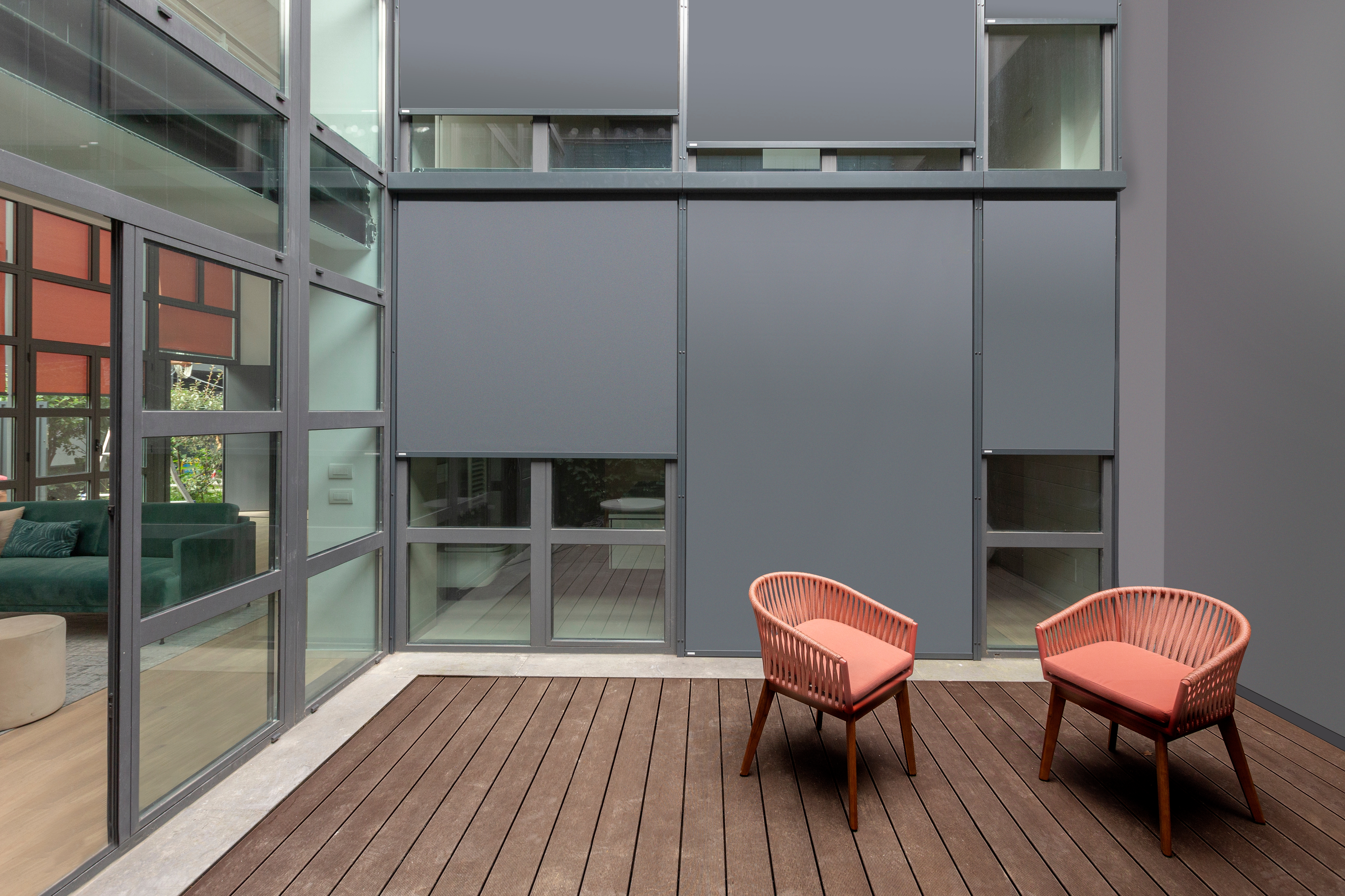 B-Box Roller Blinds in Loft Columella