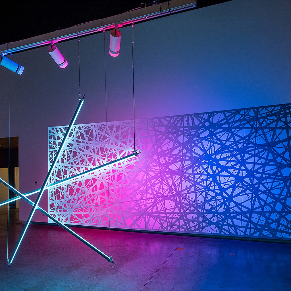 Lineal Lights in Juan Soriano Museum