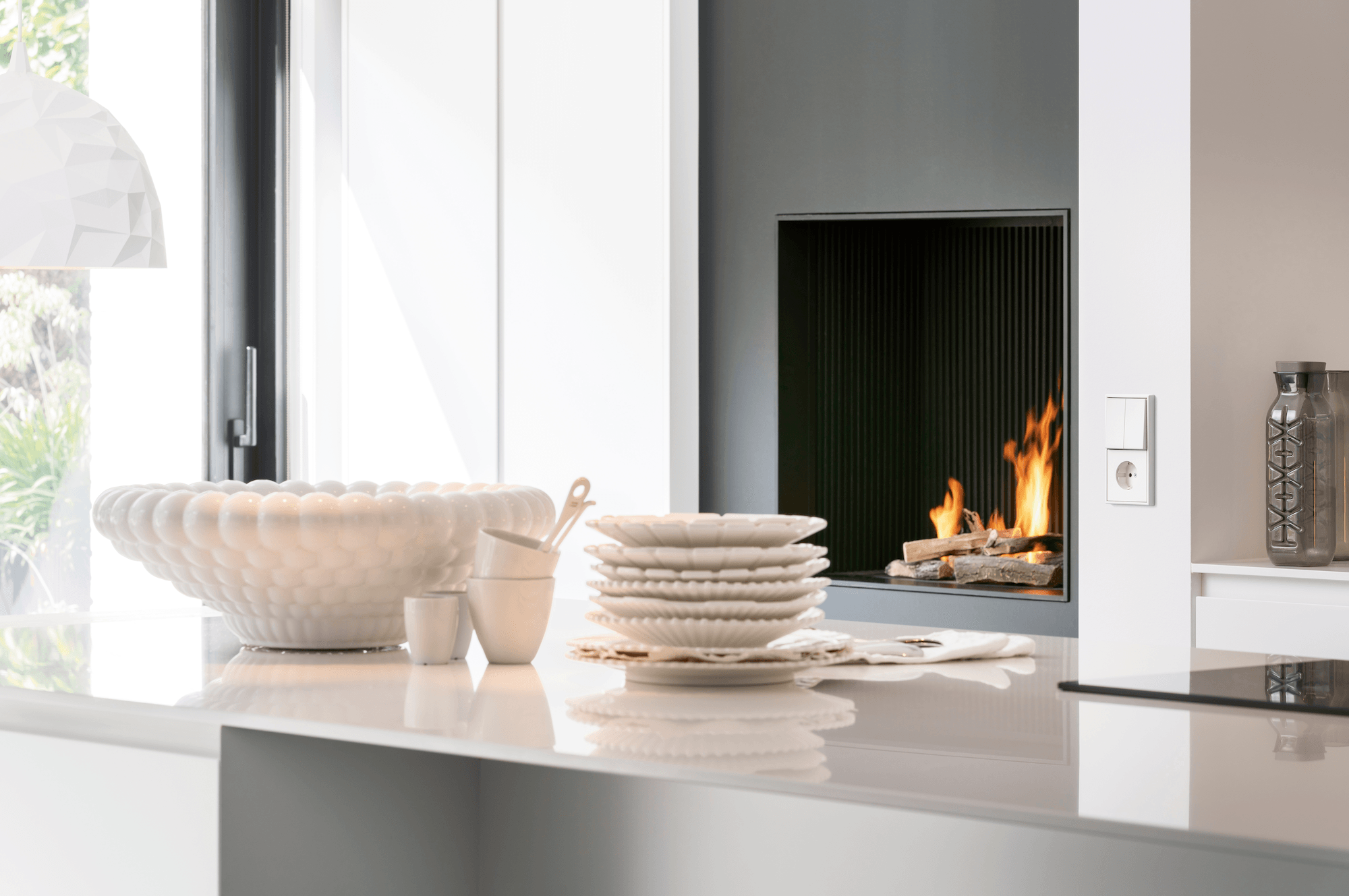 Switch Finishes - Matt Snow White