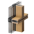Facade System - Wood-Aluminium Unitised Facade