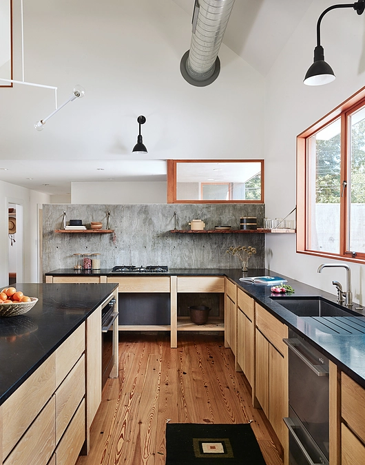 Multifunctional kitchen with Fisher & Paykel appliances | Photographed by Casey Dunn