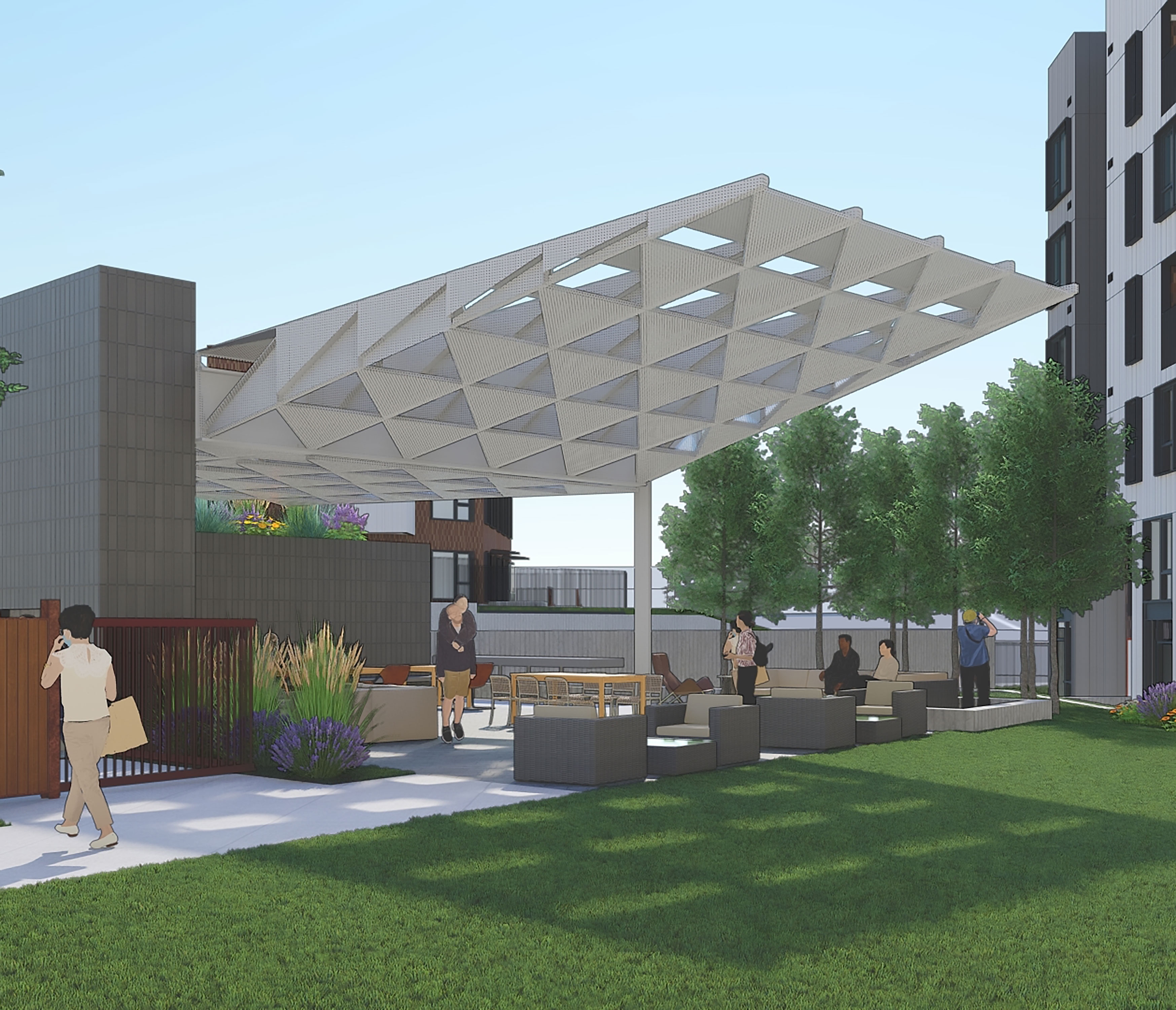 Outdoor Pavilion and Trellis