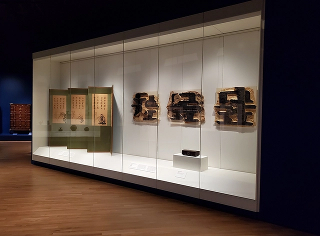 Display Cases in Denver Art Museum
