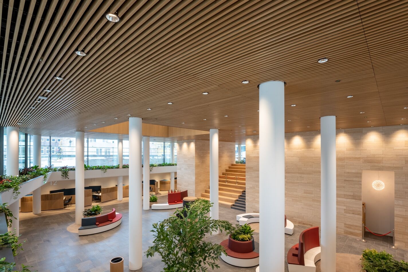 Wood – Veneered Wood Grill Ceilings & Walls