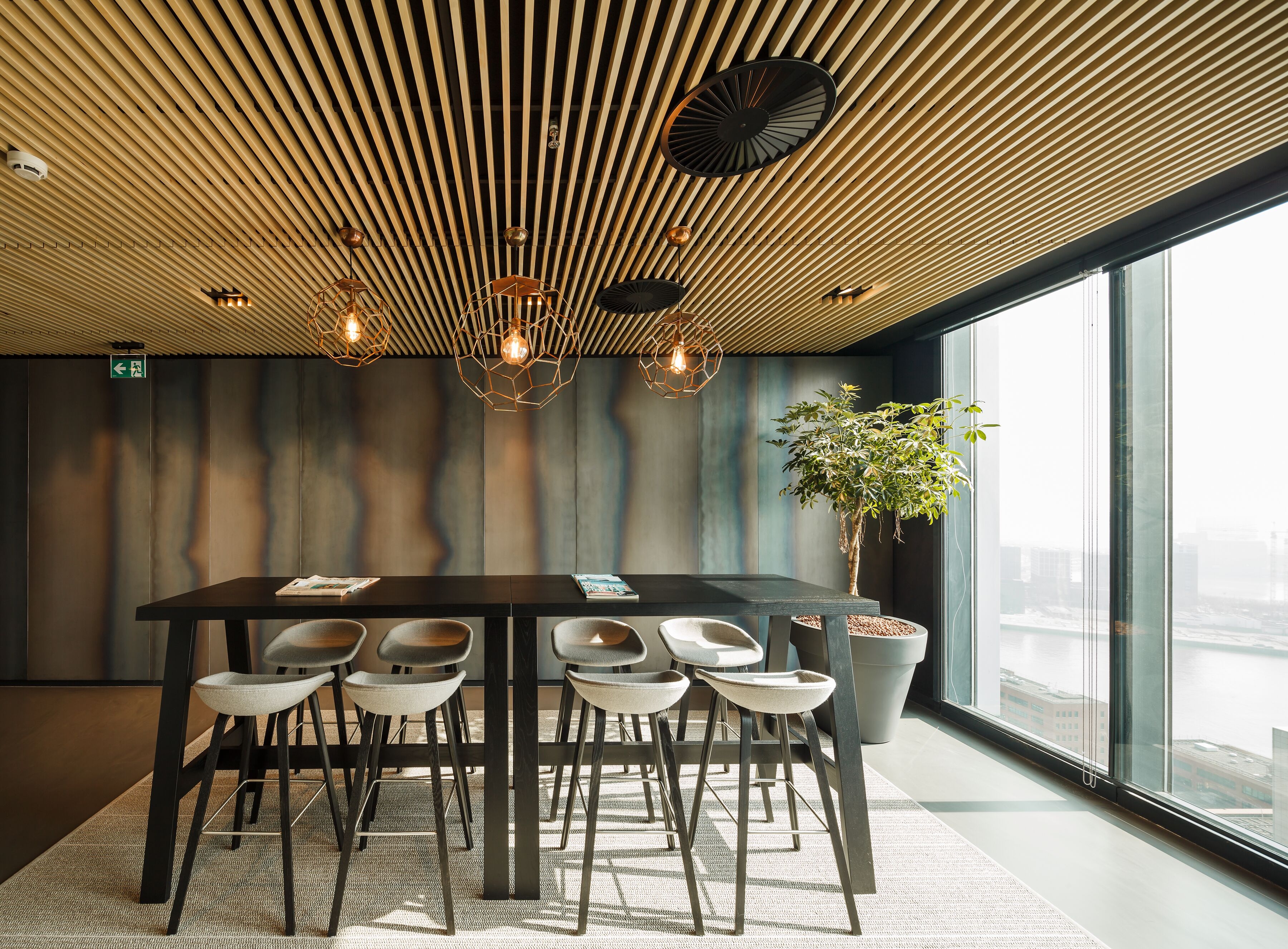 Wood – Veneered Wood Grill Ceilings & Walls