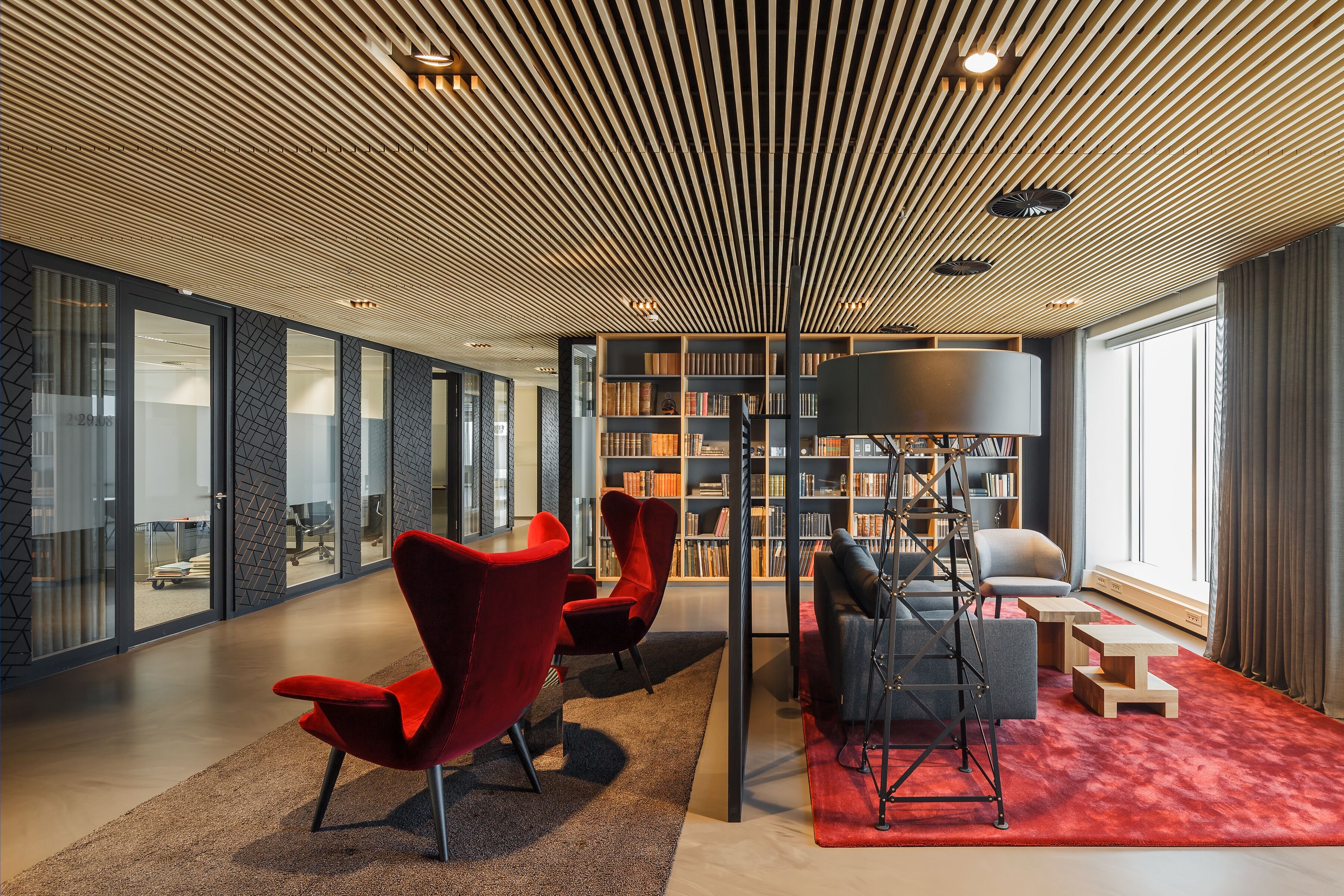 Wood – Veneered Wood Grill Ceilings & Walls