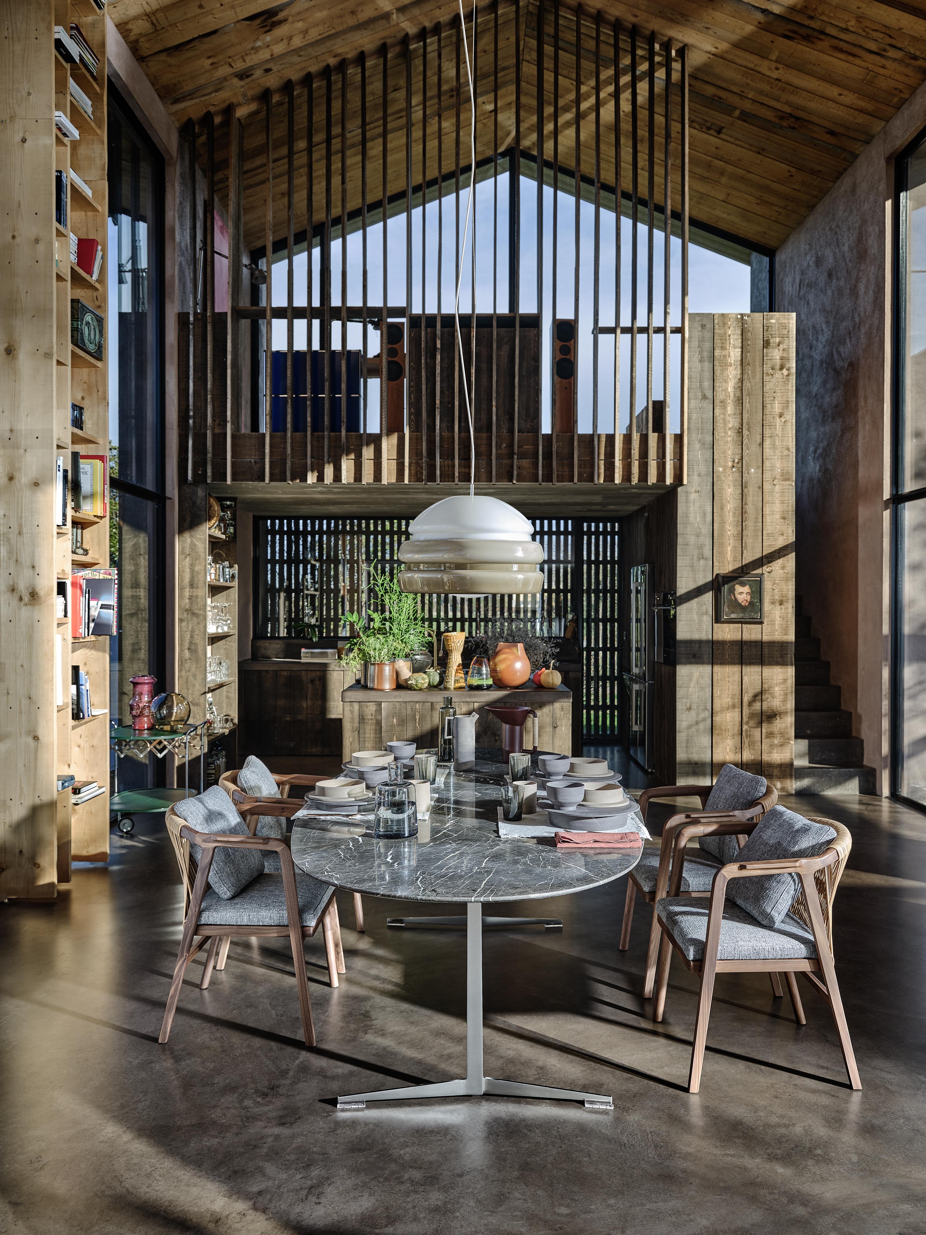 Modern Furniture in Countryside Private House