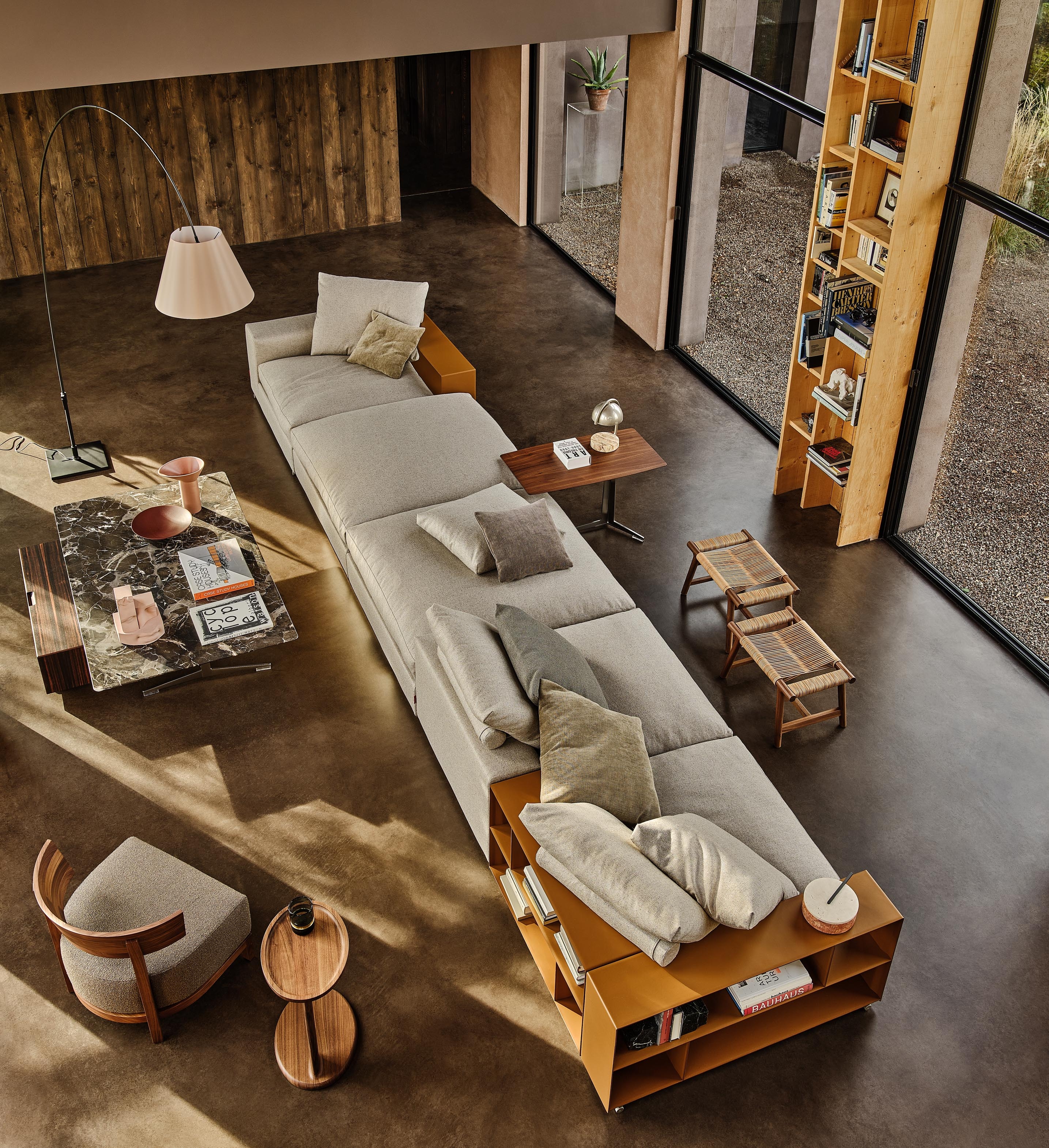 Modern Furniture in Countryside Private House