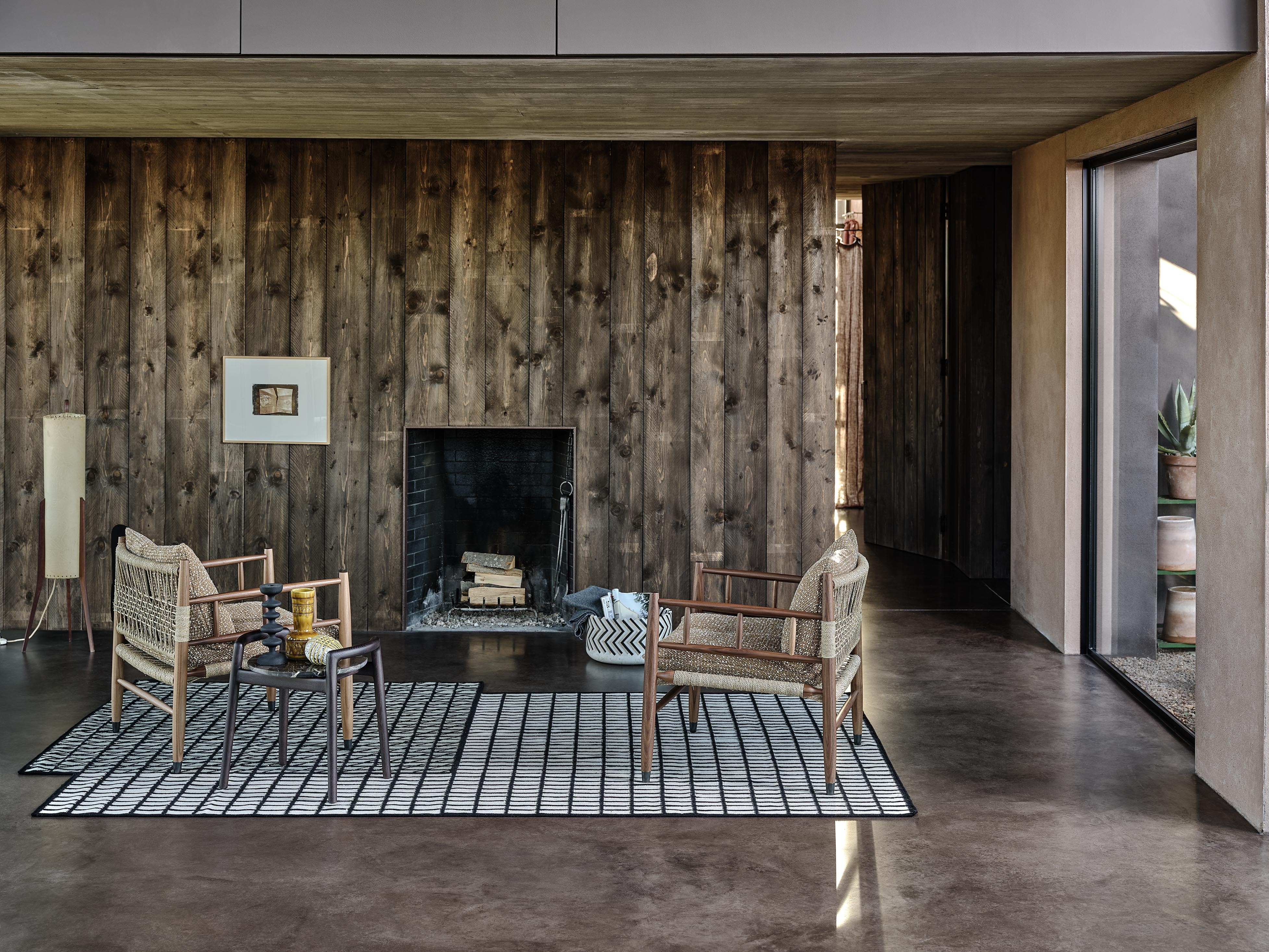 Modern Furniture in Countryside Private House