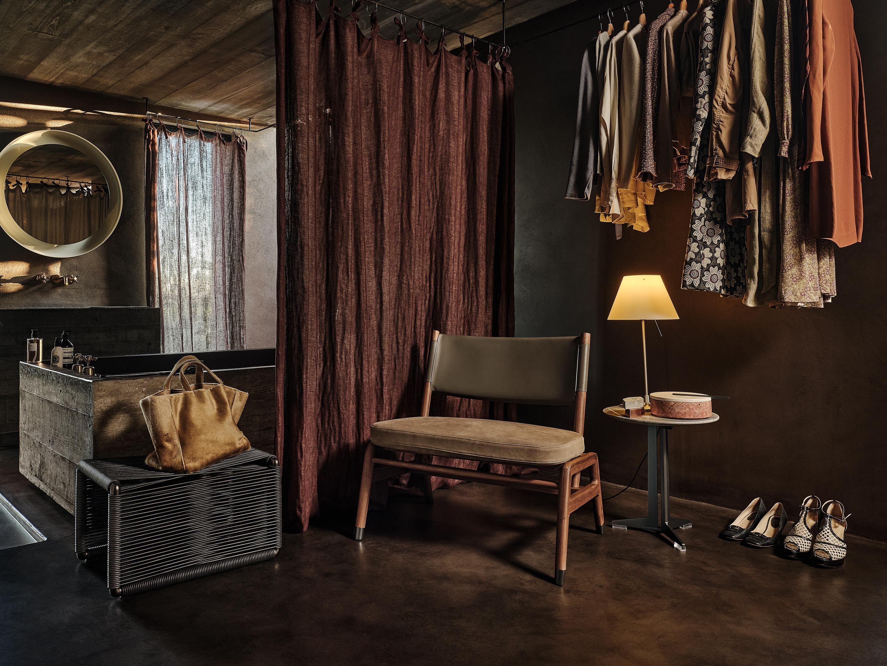 Modern Furniture in Countryside Private House