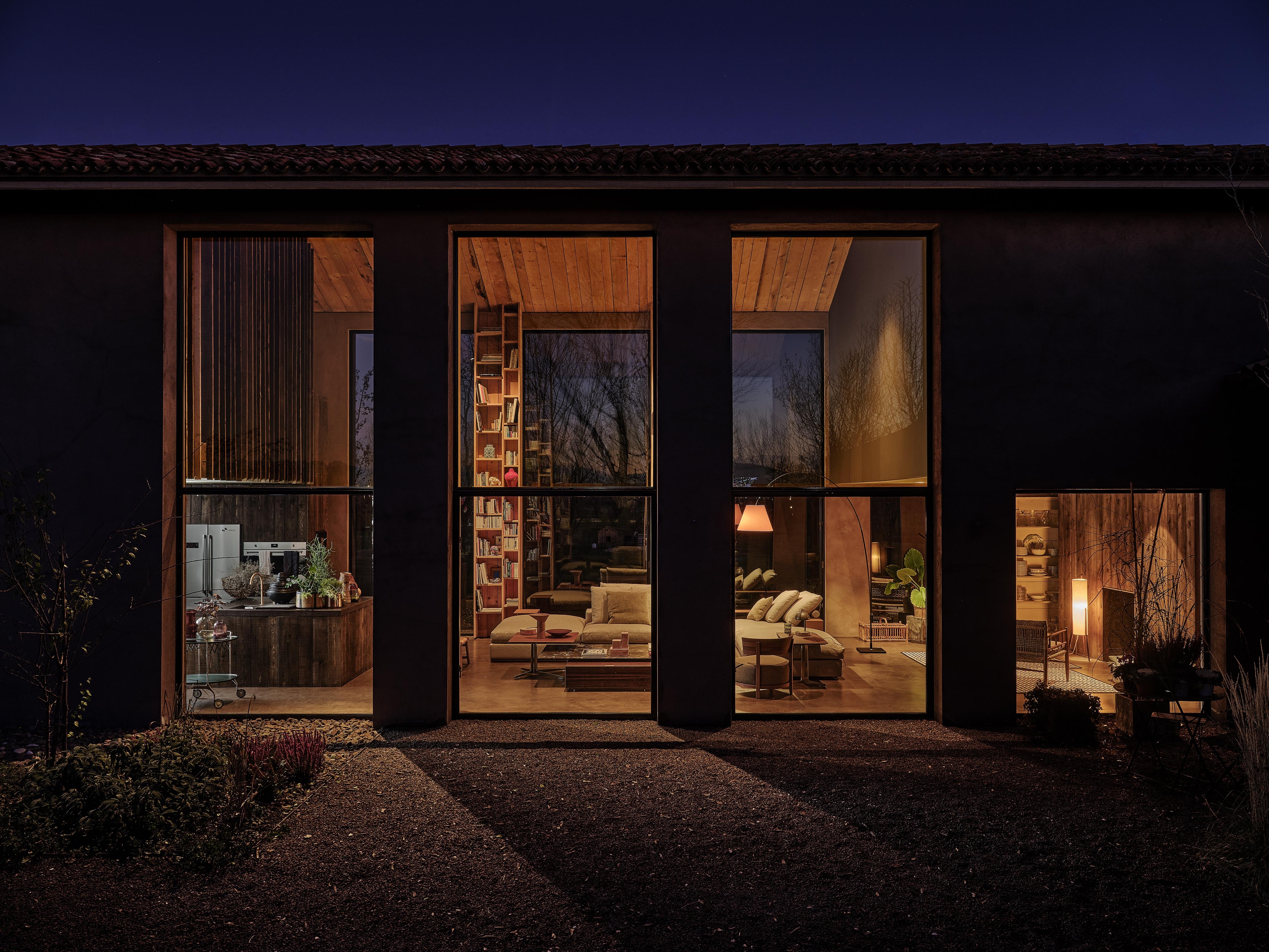 Modern Furniture in Countryside Private House