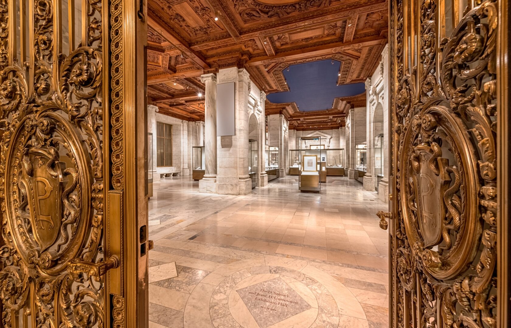 Display Cases in New York Public Library