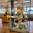 Display Cases in the Gustavsberg Porcelain Museum