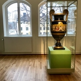 Display Cases in the Gustavsberg Porcelain Museum