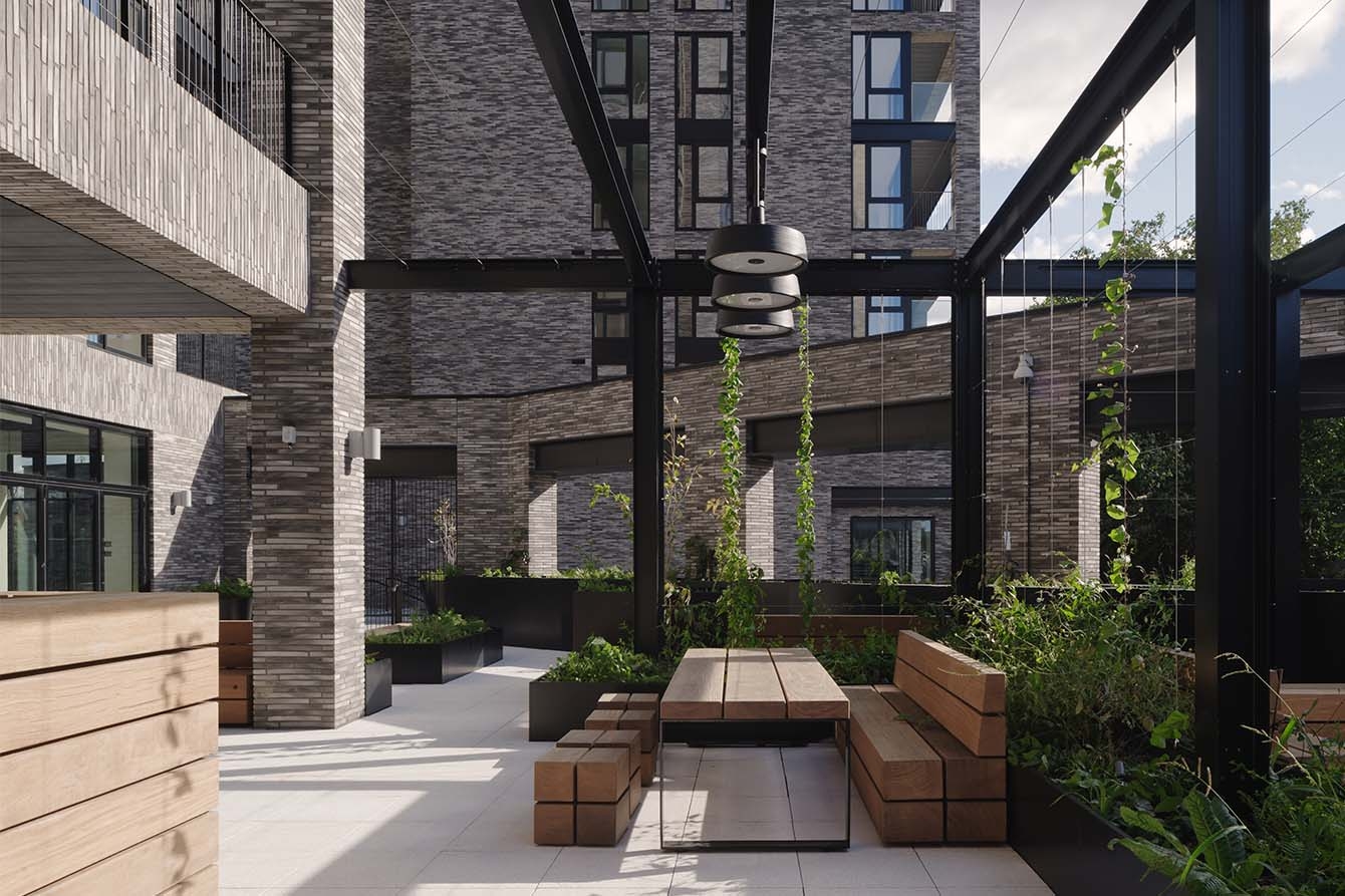 Ultima Bricks in Camley Street Building, London