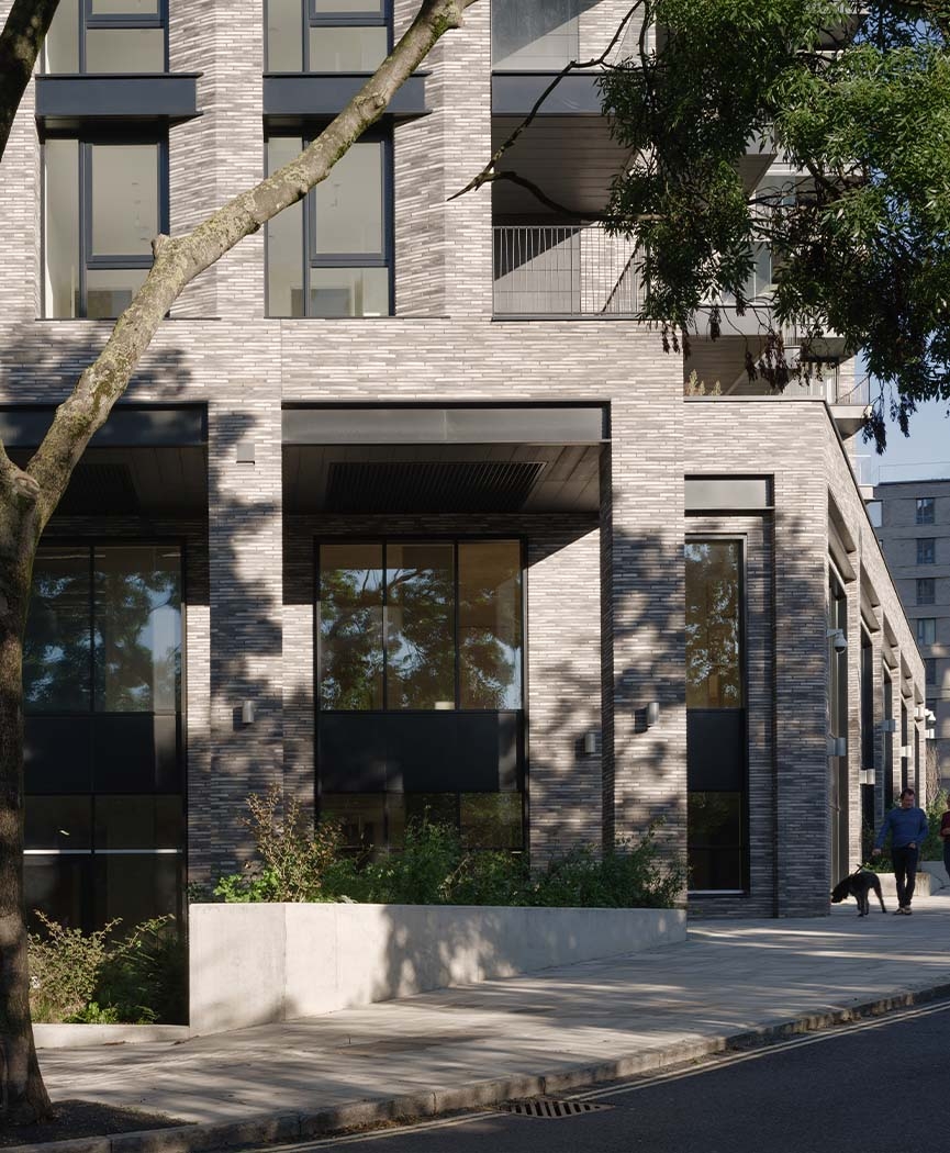 Ultima Bricks in Camley Street Building, London