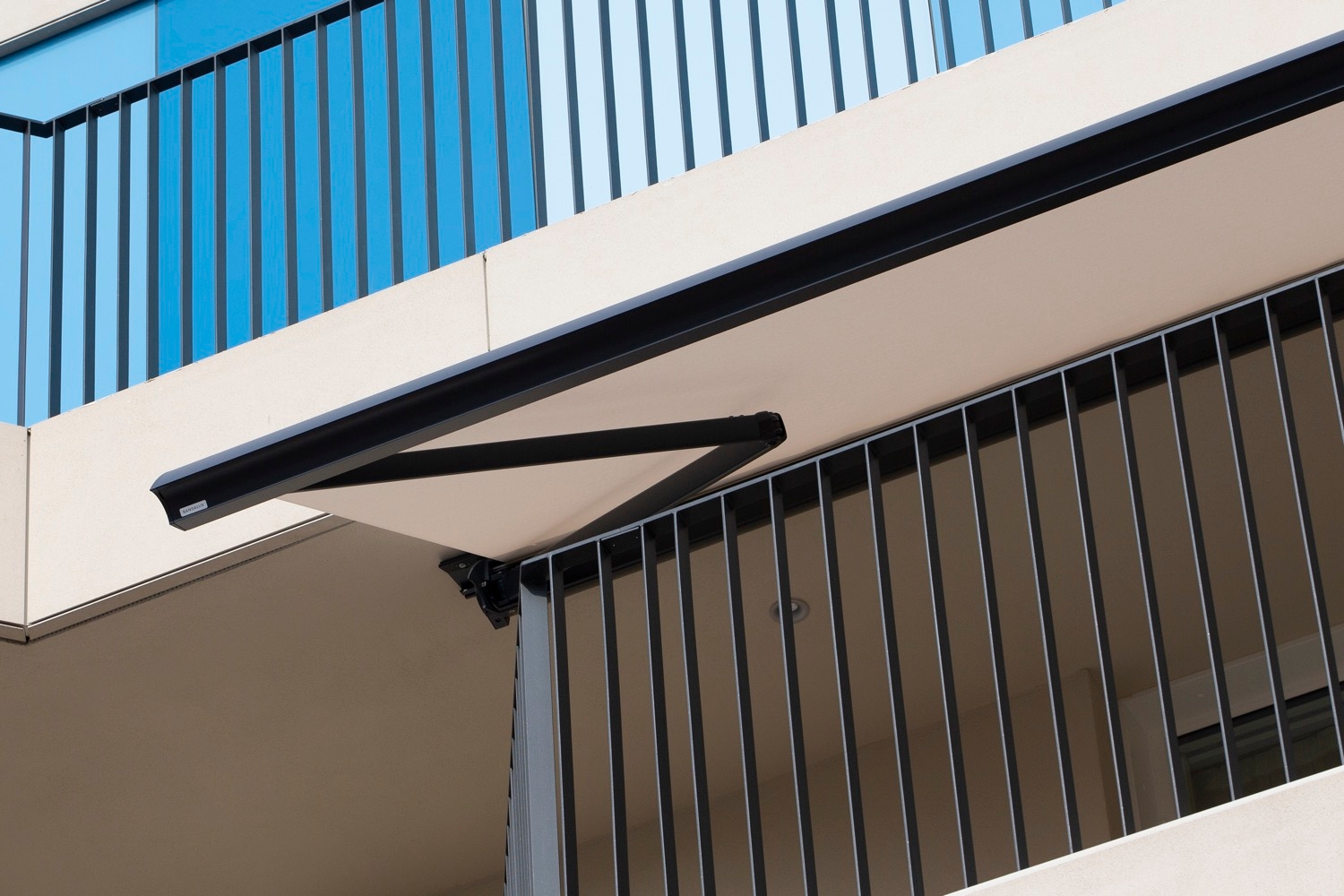 Roller Shades and Awnings in Residential Project