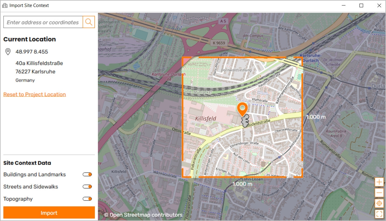 How to Add Real-World Context to Design Scenes with Site Context