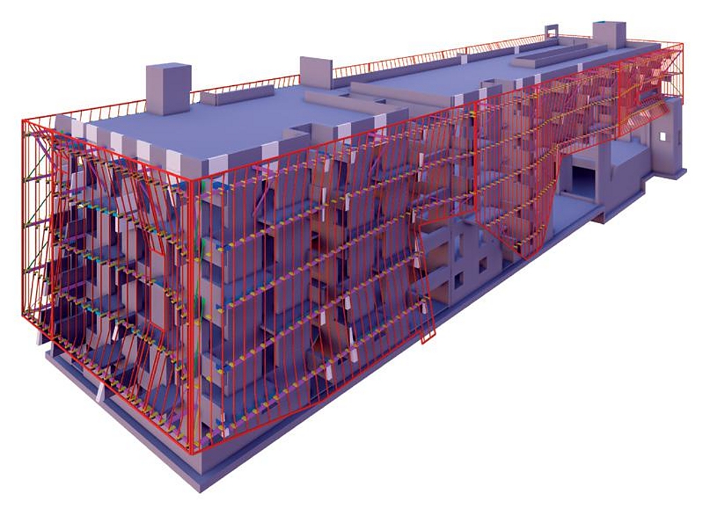 Facade Panels in University of Tarapacá