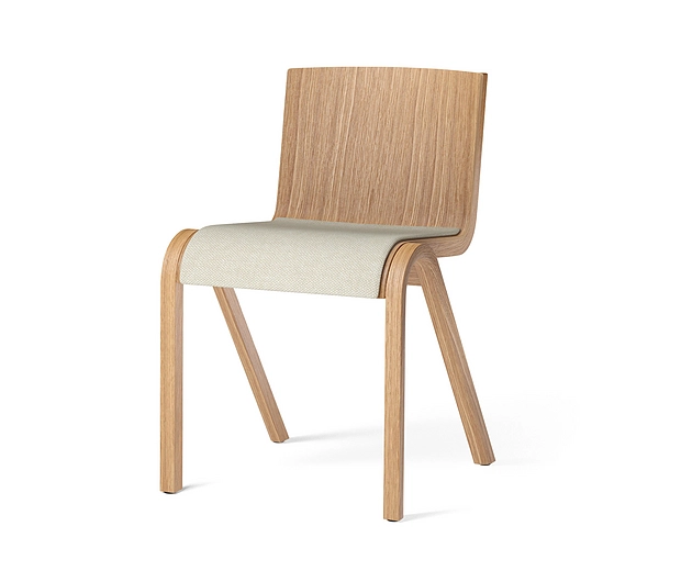 Ready Dining Chair, Seat Upholstered | Natural Oak / Hallingdal 65 200