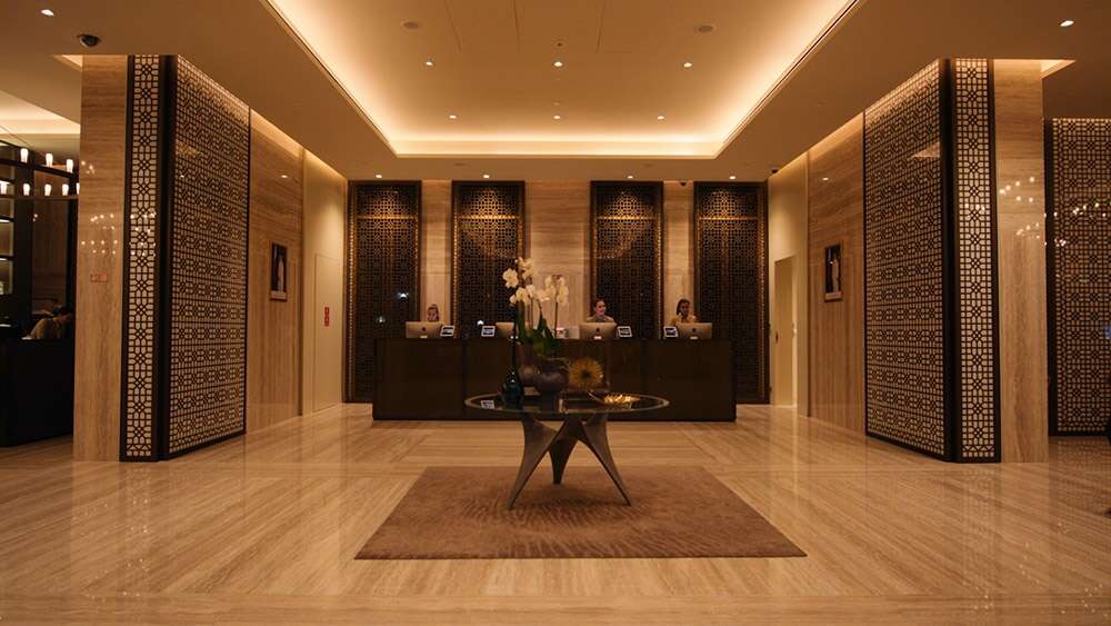 Porcelain Stoneware in Luxury Hotel, Doha