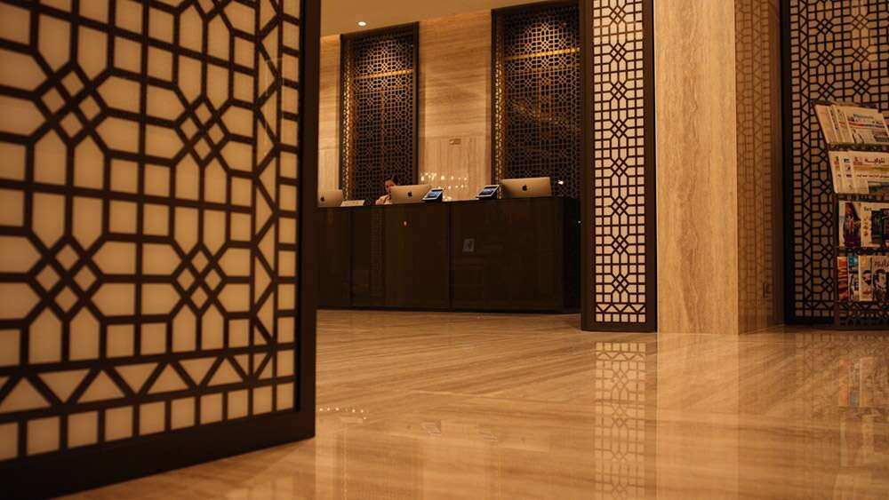 Porcelain Stoneware in Luxury Hotel, Doha