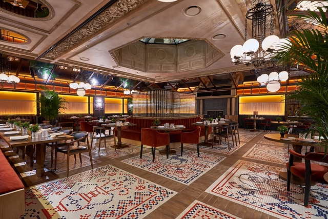 Personalized Mosaic Floors in Bless Hotel, Madrid