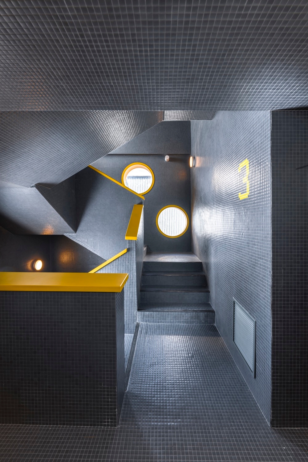 Mosaic Tiles in Impact Hub Co-working Space