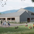 Renovación y cambio de envolvente en escuela-hogar de Riñinahue