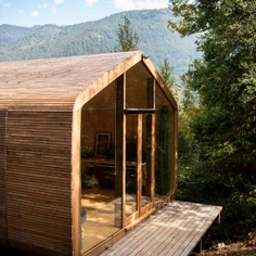 Casas modulares con madera contrachapada - Wikkelhouse