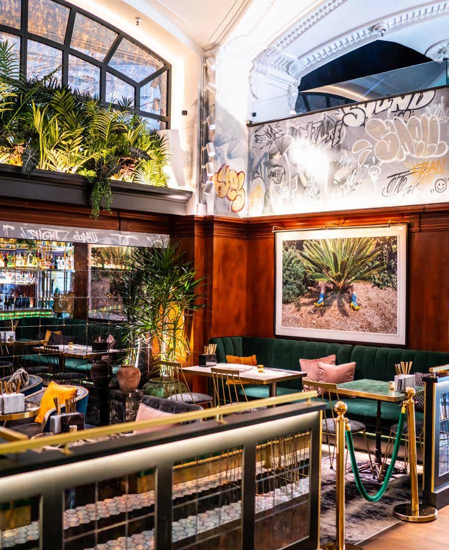 Architectural Lighting in V Restaurant