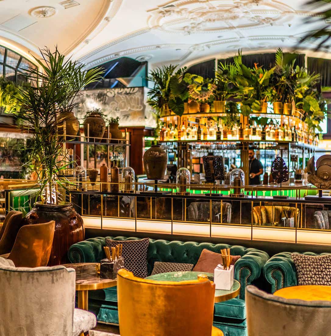 Architectural Lighting in V Restaurant