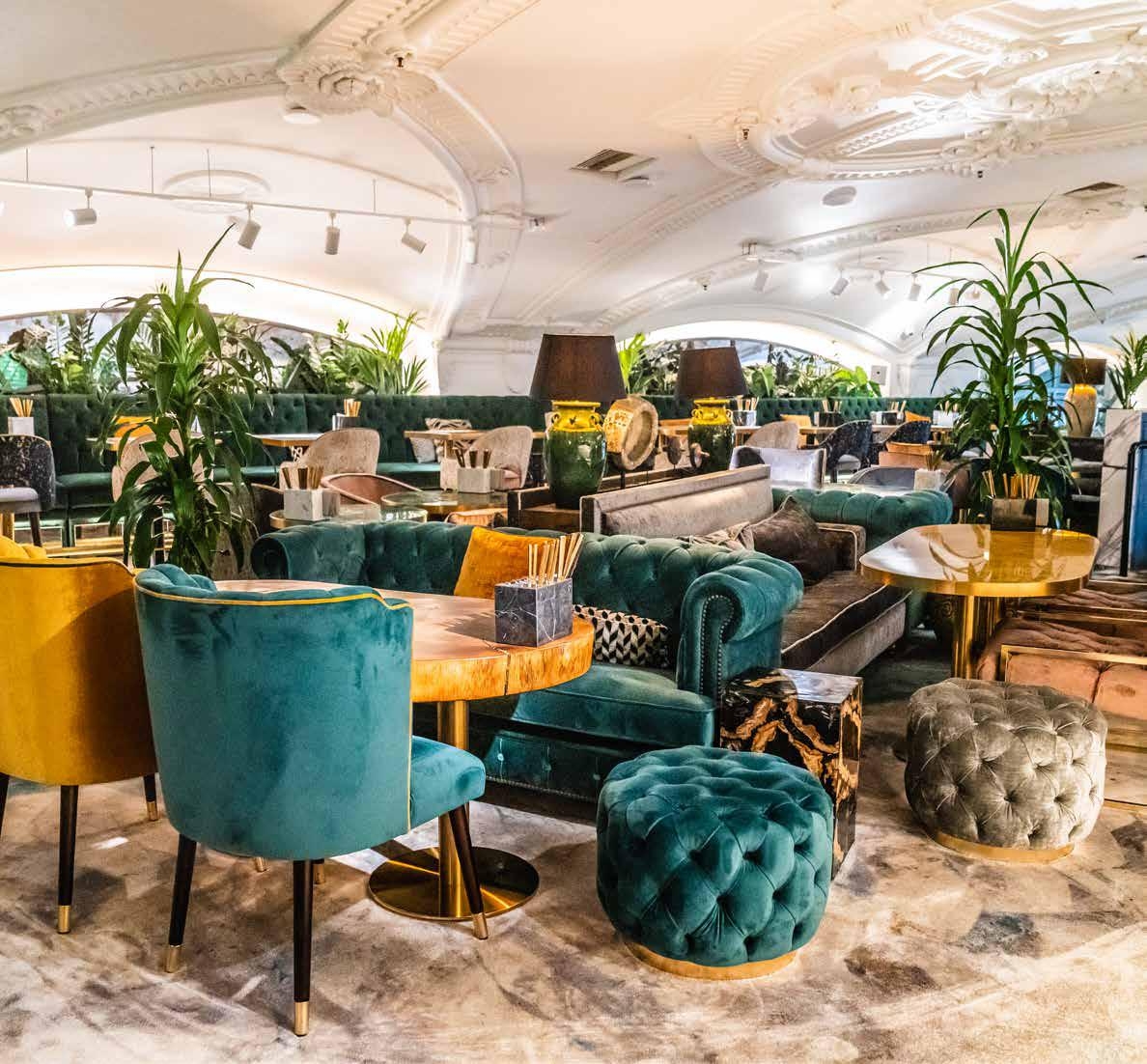 Architectural Lighting in V Restaurant