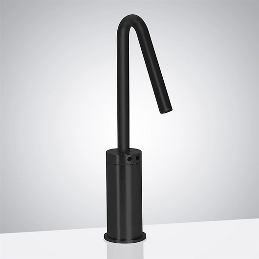 Inverted V-Shaped Sensor Faucet - Matte Black