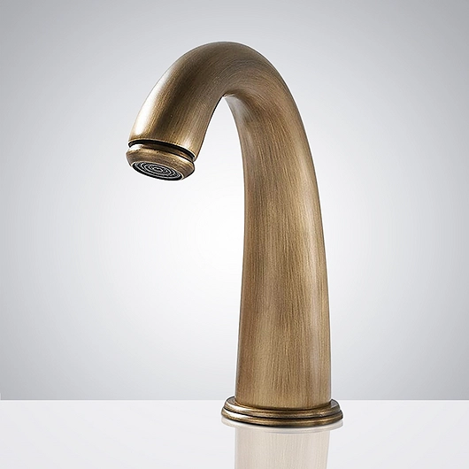 Automatic Sensor Faucet - Commercial - Deck Mounted - Antique Brass