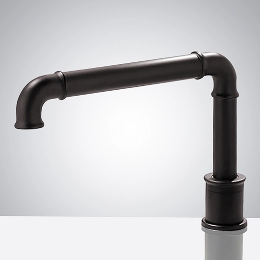 Automatic Sensor Faucet - Commercial - Deck Mounted - Matte Black