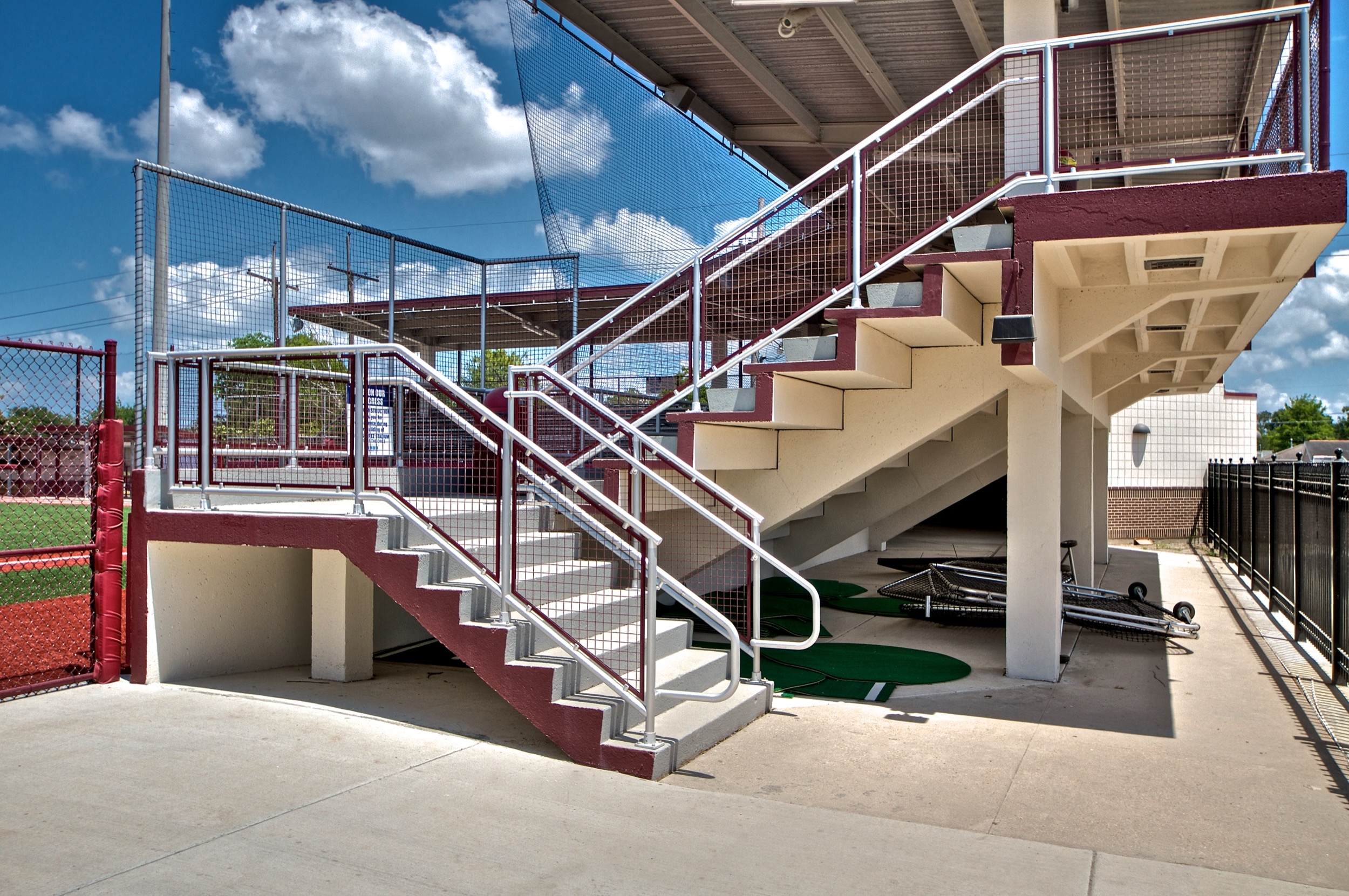 Hollaender® Railings in Sports Facilities