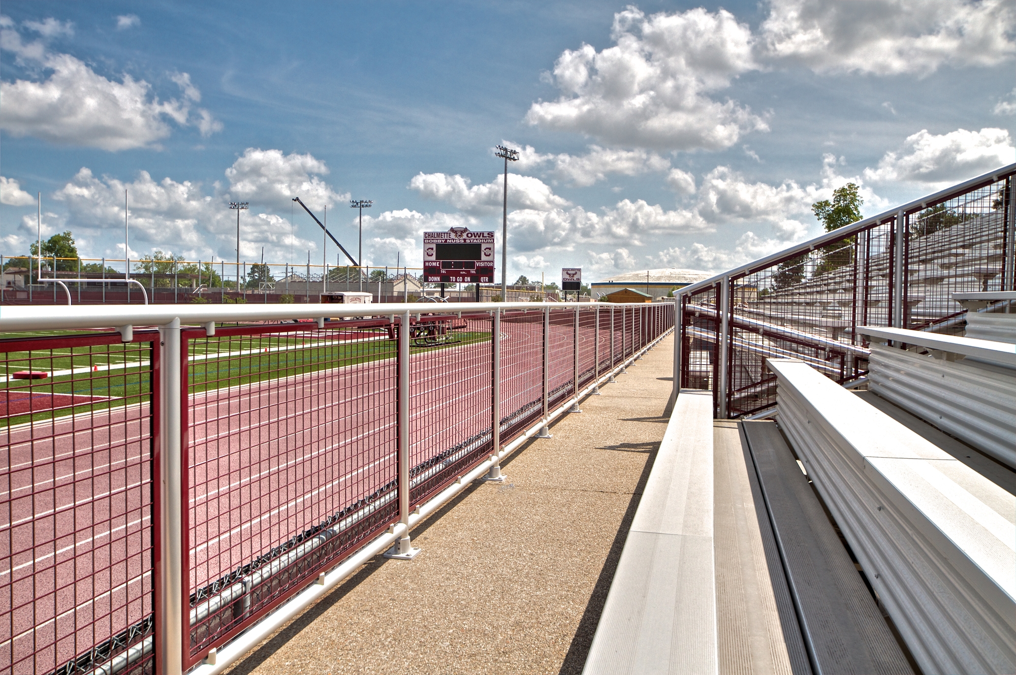 Hollaender® Railings in Sports Facilities